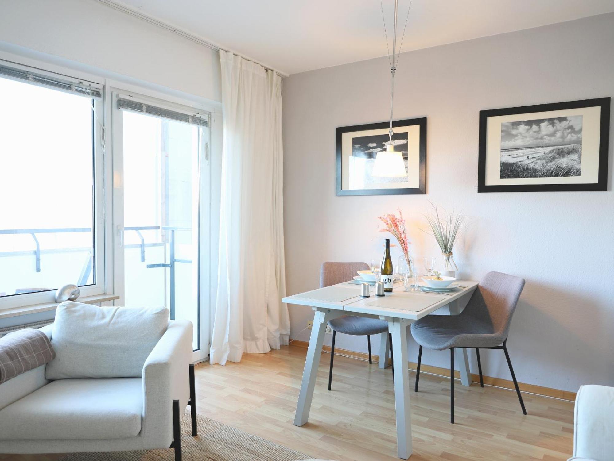 Modernes 2-Zimmer-Appartement mit Balkon. Westerland Exterior foto
